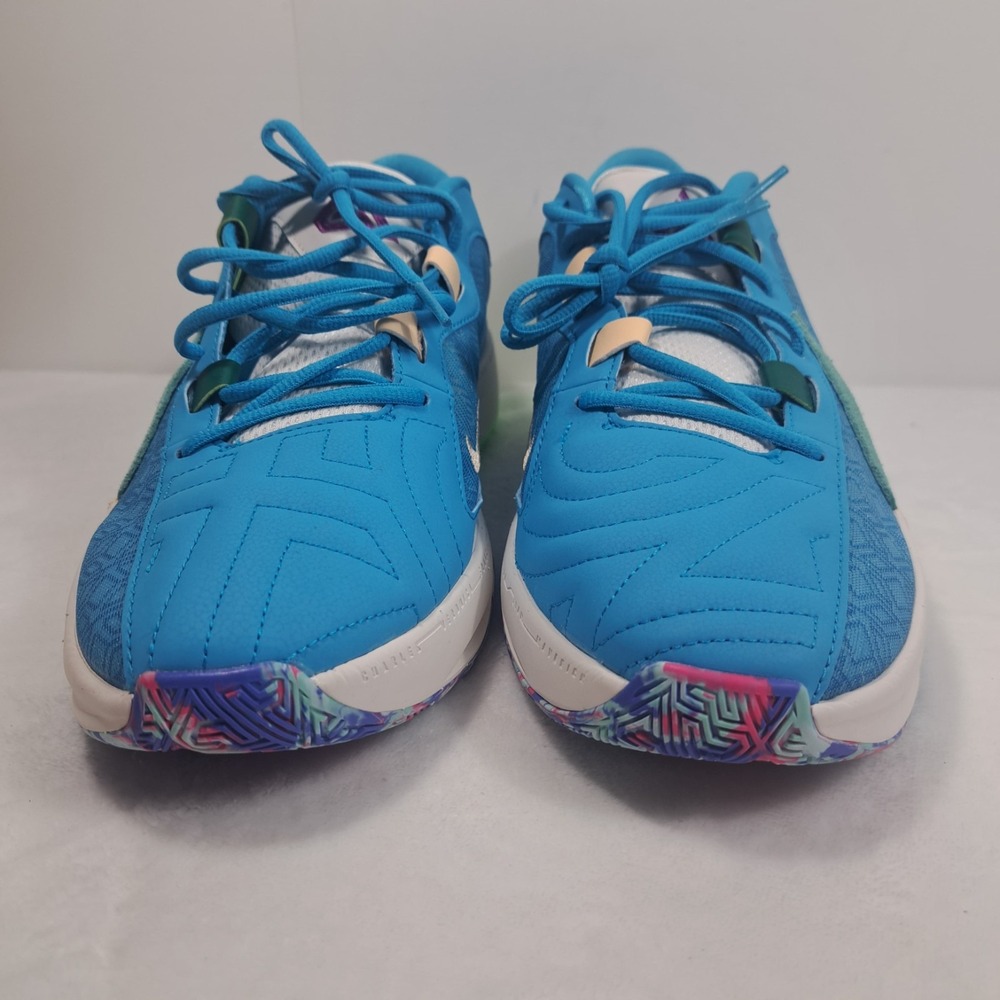 NIKE ZOOM FREAK‎ 5 BASKETBALL SHOES MEN'S SZ 11 BLUE LIGHTNING DX4985 400 NIB - Picture 10 of 13